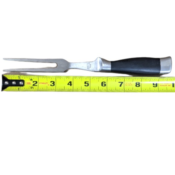 Gourmet Traditions Kitchen Knife Set with Carrying Case Black Handles - Picture 12 of 13